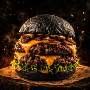 Humble Double Black Burger