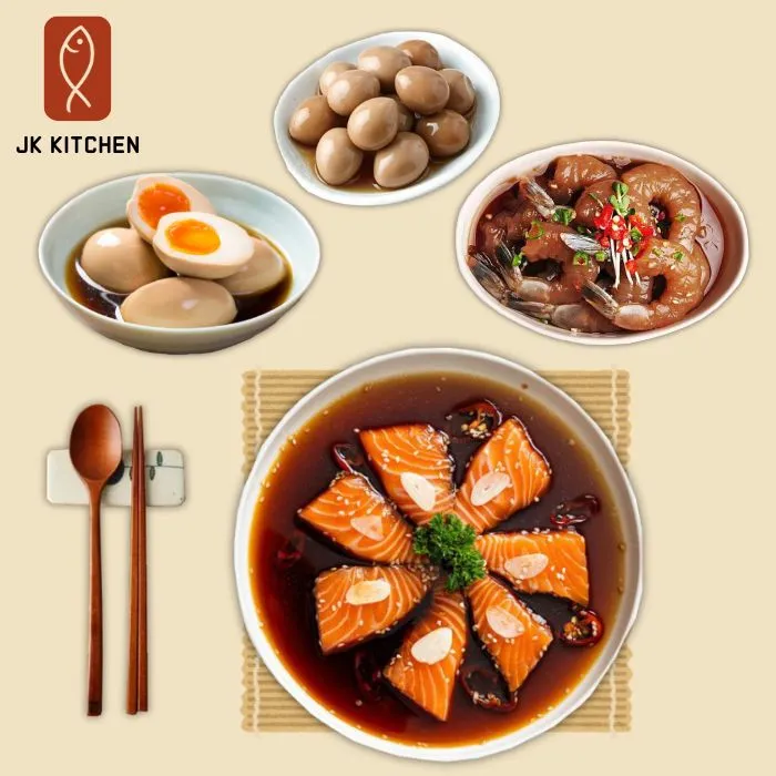 Cá Hồi Ngâm Tương - JK Kitchen - Nhà hàng Sashimi - Ảnh 3