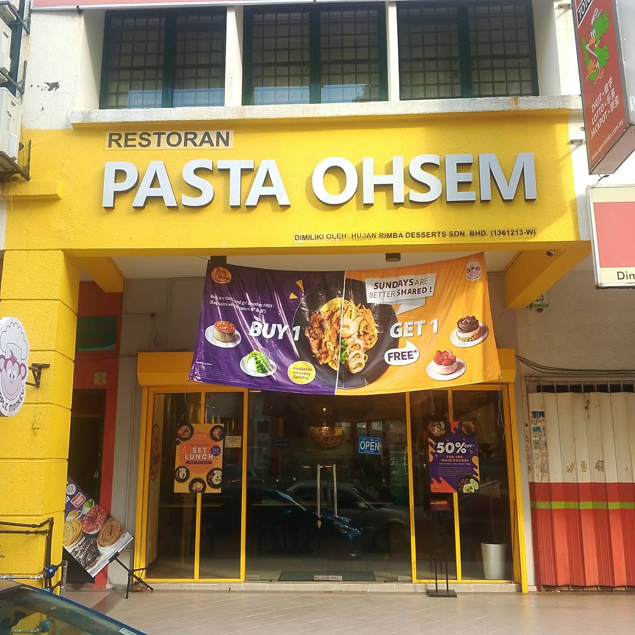 Pasta Ohsem (& Purple Monkey) - Bandar Damansara Perdana - Restoran Western - Gambar 3