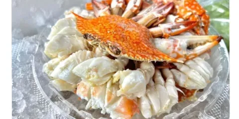 Yummy crab ปูม้าแกะสด ปูไข่นึ่ง ไข่เน้นๆ 螃蟹 虾 生腌 海鲜 饭 生蚝 章鱼 - เยาวราช