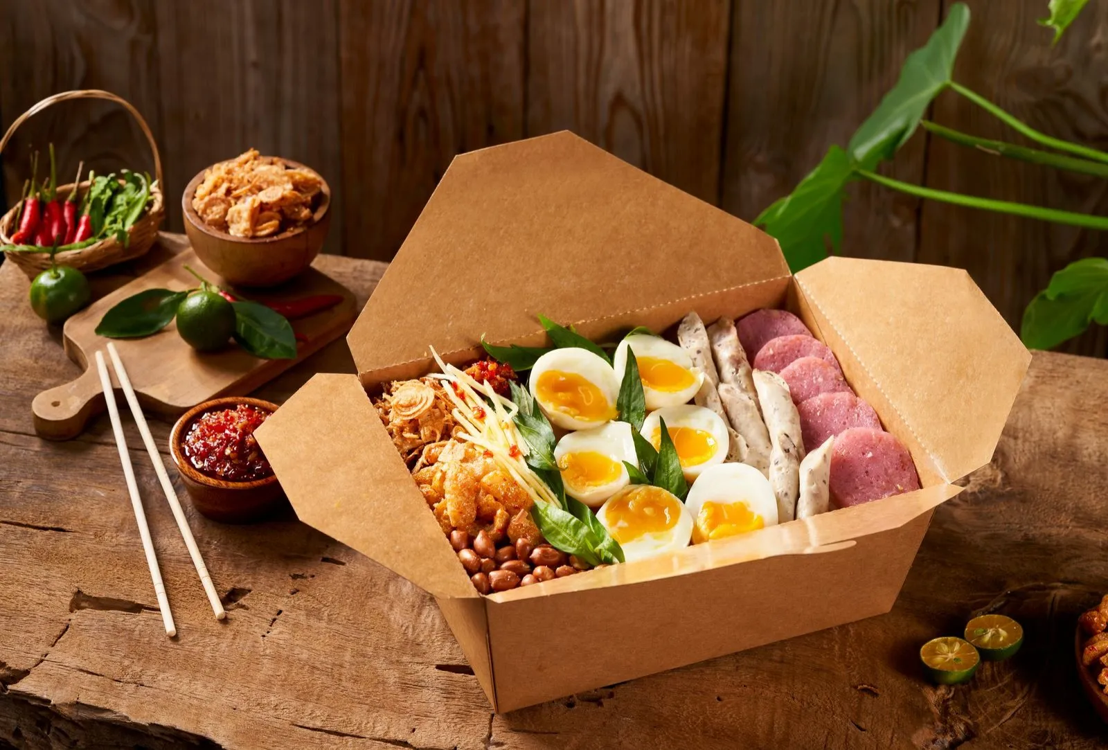 Chóp Chép Bánh Tráng Trộn Tóp Mỡ Trứng Lòng Đào - Nguyễn Thượng Hiền - Vietnamese Restaurant - Photo 3