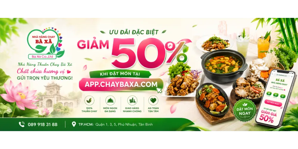Nhà hàng chay Bà Xã - Pasteur - Nhà hàng Món Chay - Ảnh 1
