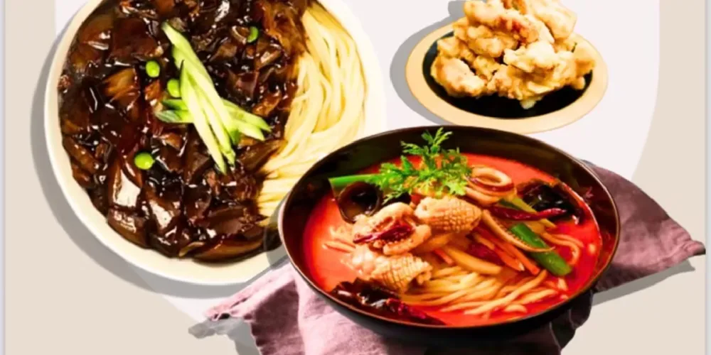 Mì Cay Hàn Quốc, Mì Tương Đen & Mì Lạnh Sợi Thủ Công - Sarang Mì Gò Vấp - 91 Đường Số 6 - Nhà hàng Món Hàn - Ảnh 1