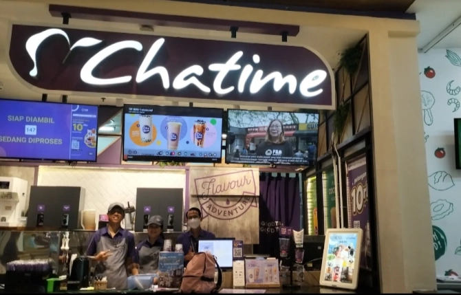 Chatime - Kios SPBU Tropodo - Restoran Bubble Milk Tea - Foto 3
