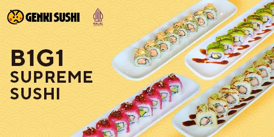 Genki Sushi - Kuningan City - Restoran Sushi - Foto 1