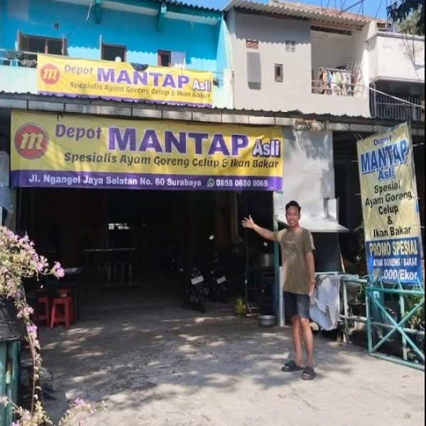 Depot Mantap asli - Ngagelrejo - Restoran Ayam Goreng - Foto 2